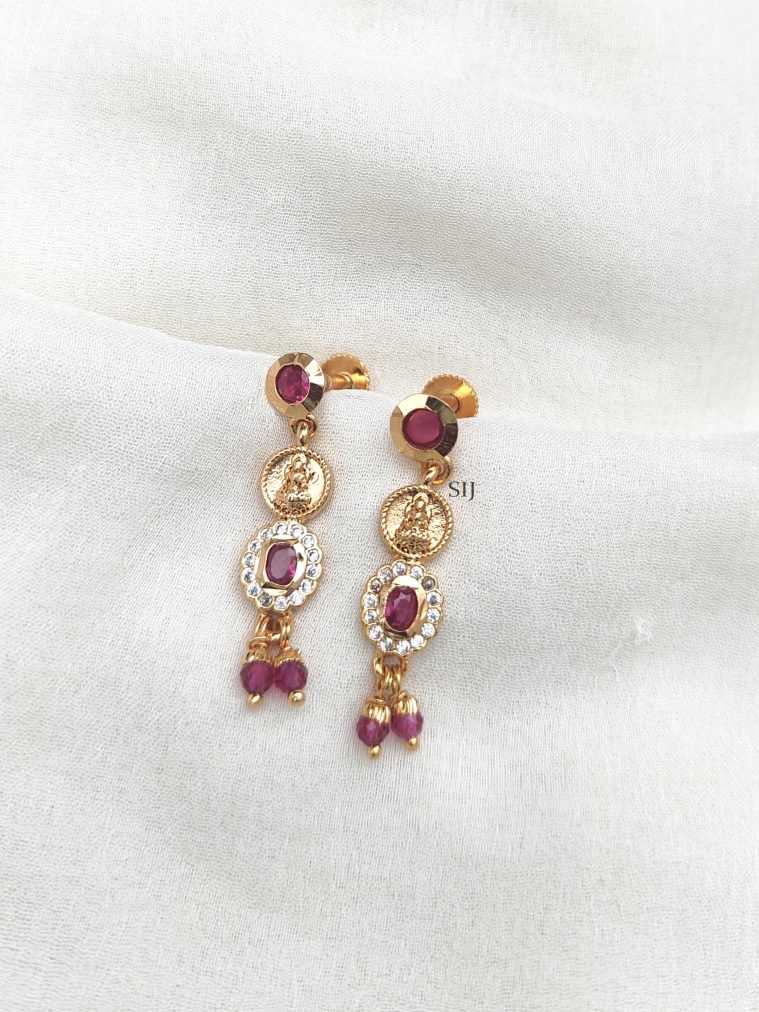 Antique Lakshmi Coin Earrings DHEIE02624