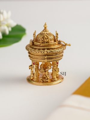 Antique Lakshmi Kum Kum Box AJPIK03393