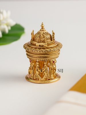 Antique Lakshmi Kum Kum Box AJPIK03393