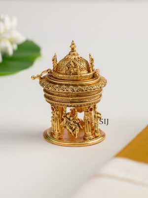 Antique Lakshmi Kum Kum Box AJPIK03393