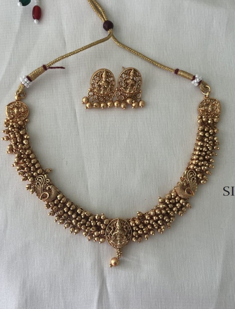Antique Lakshmi Necklace DIVIN00873