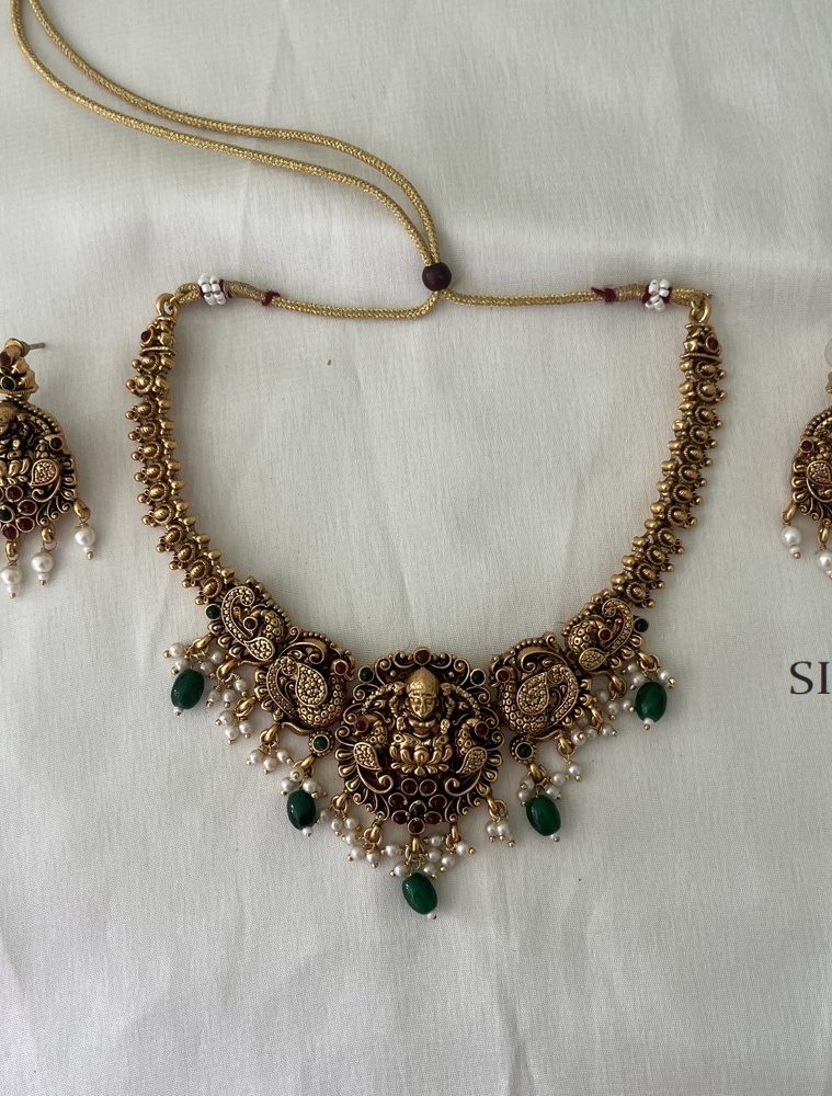 Antique Lakshmi Necklace DIVIN00879