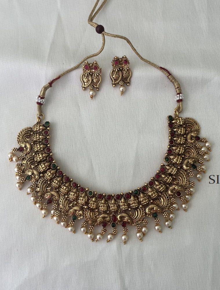 Antique Lakshmi Necklace DIVIN00885