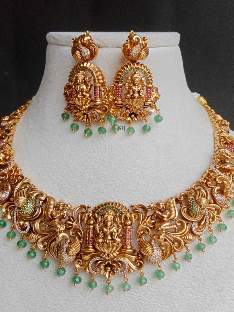 Antique Lakshmi Necklace SPAIE02545