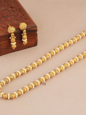 Antique Pearl Mala SMAIN00670