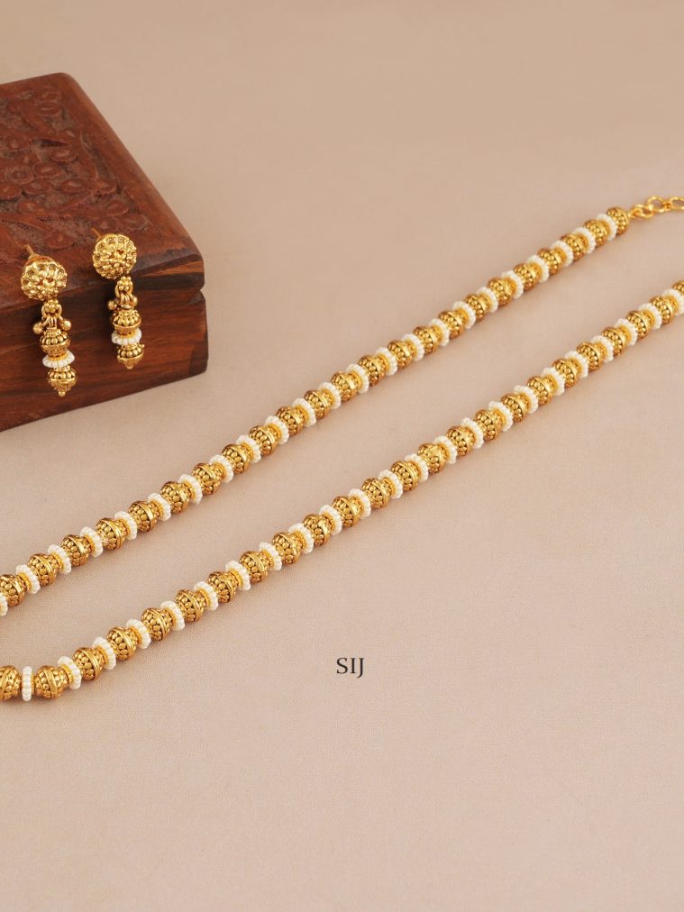Antique Pearl Mala SMAIN00670