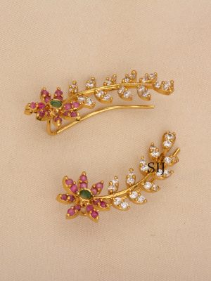 Antique White Stone Earcuffs ALAIE00059