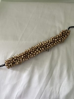 Aritificial Golden Jasmine Veni For Hair DIVIHA00829