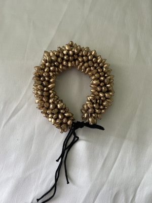 Aritificial Golden Jasmine Veni For Hair DIVIHA00829