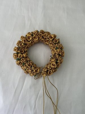 Artificial Golden Rose Veni For Hair DIVIHA00825