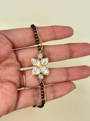 Black Bead Bracelet