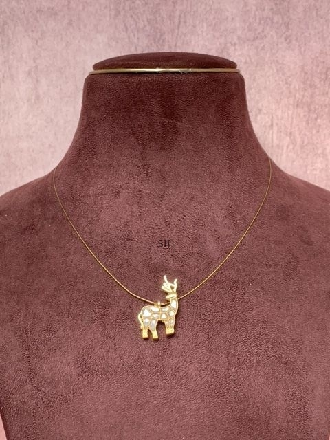 Deer Invisible Necklace SREIN00011