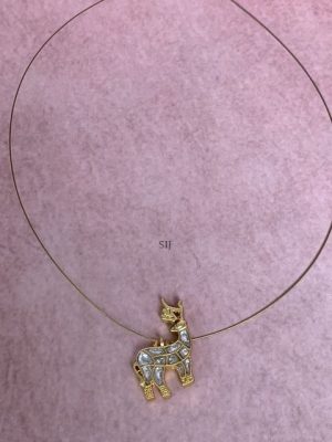 Deer Invisible Necklace SREIN00011