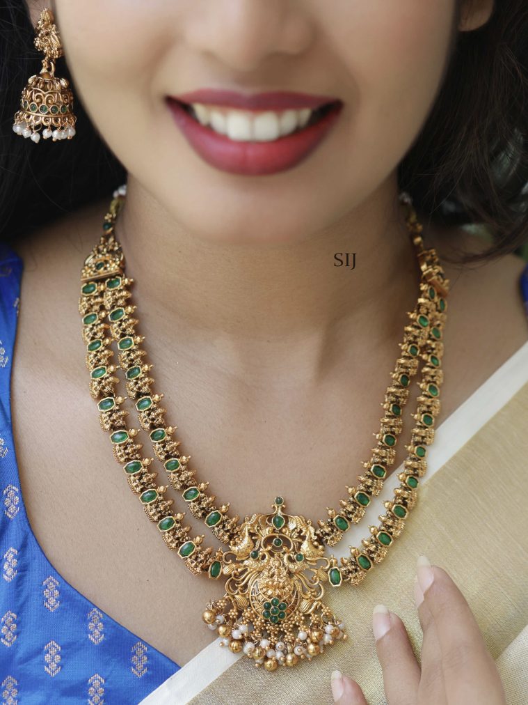 Emerald Layered Temple Haram VARIL01165