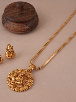 Ganesha Antique Dollar Chain SMAIPC00636