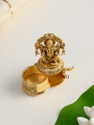 Ganesha Antique Kum Kum Box AJPIK03397