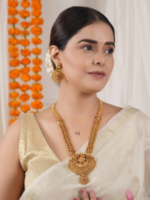 Ganesha Antique Long Necklace SMAIN00634