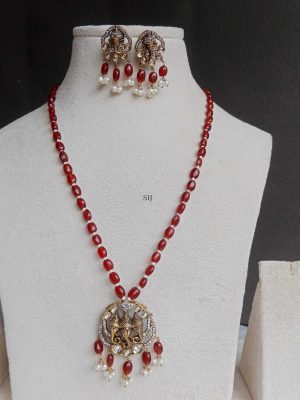 Ganesha Maroon Red Beads Chain SPAIPC02622