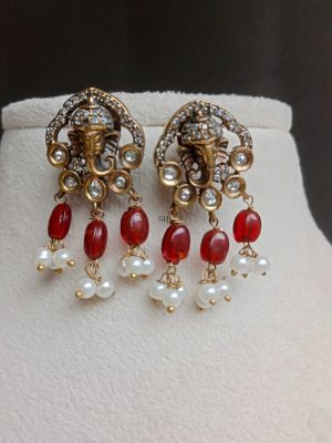 Ganesha Maroon Red Beads Chain SPAIPC02622