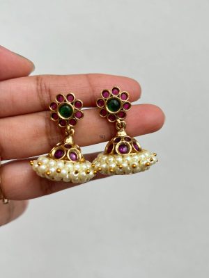 Kemp Pearl Jhumkas SPAIE02626