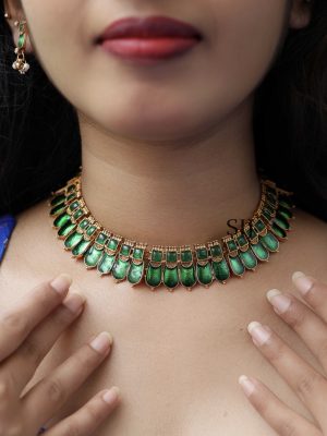 Kerala Green Palakka Necklace
