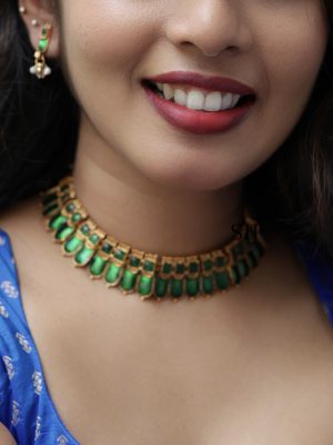 Kerala Green Palakka Necklace