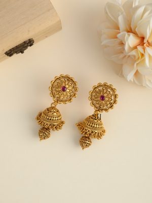 Krishna Pendant Green Beaded Haram AADIL01461