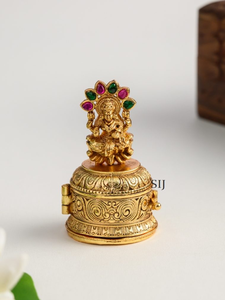 Lakshmi Antique Kum Kum Box AJPIK03400