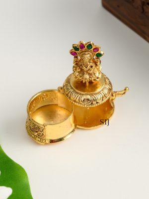 Lakshmi Antique Kum Kum Box AJPIK03400