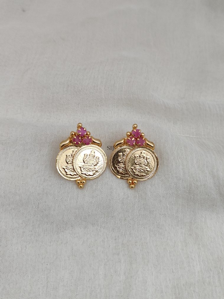 Lakshmi Coin Earrings DHEIE02610