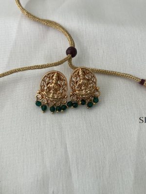 Lakshmi Green Beaded Necklace DIVIN00880