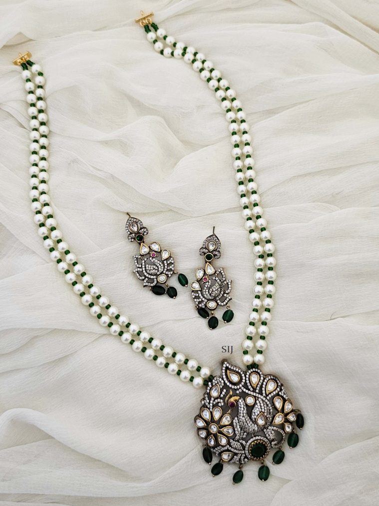 Layered Pearl Victorian Mid Length Haram CHEIL03096