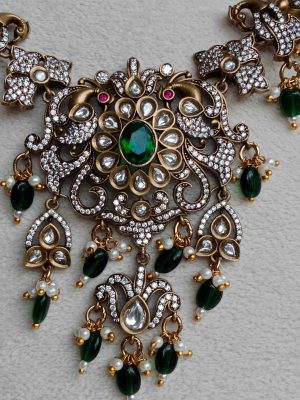 Peacock Hasli Victorian Necklace SPAIN02619
