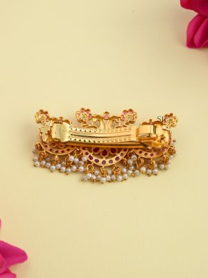 Peacock Kemp Hair Clip AADIHA01473