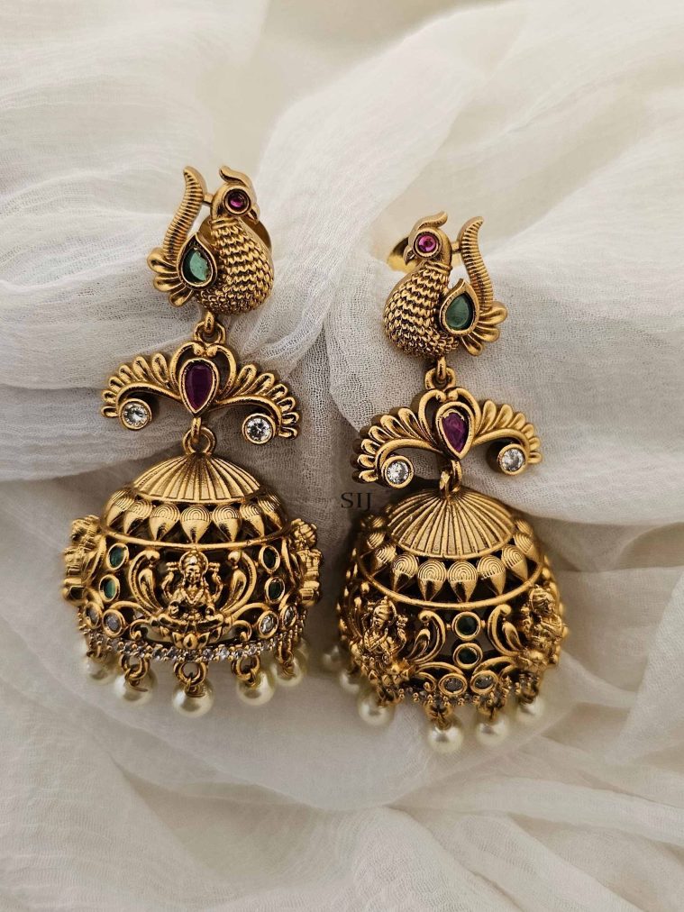 Peacock Lakshmi Jhumka CHEIE03131