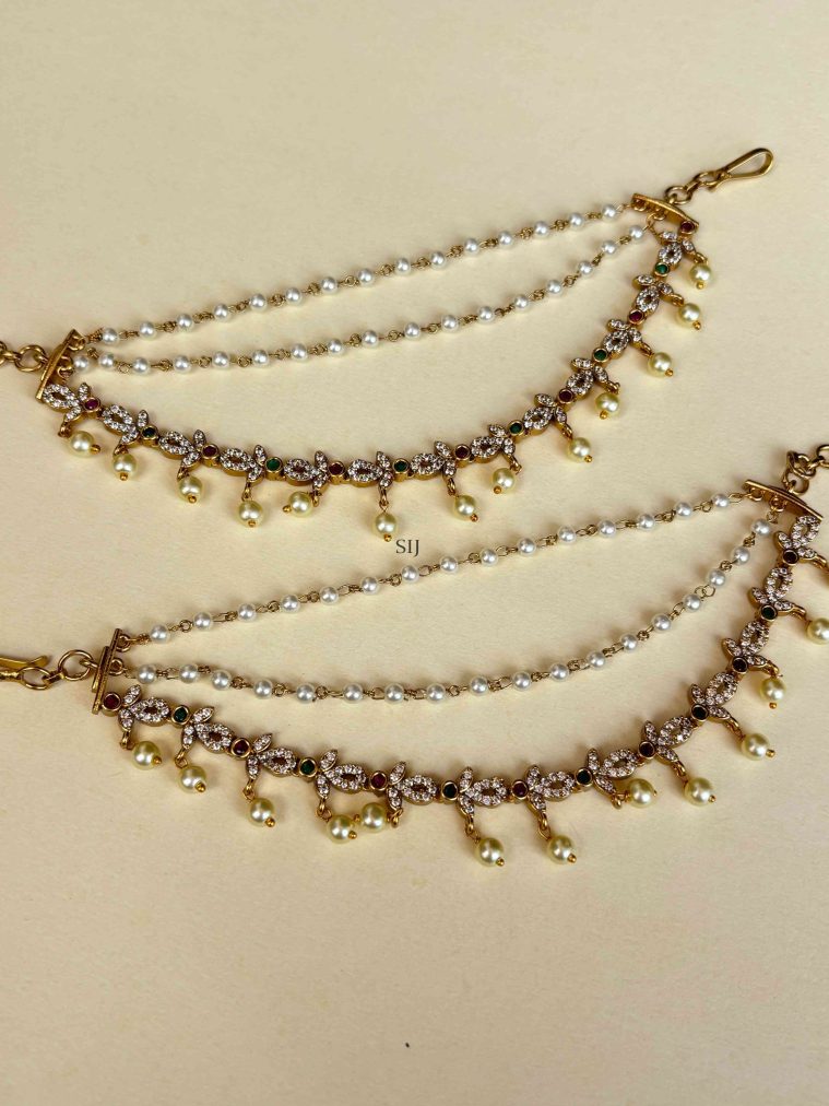 Pearl AD Ear Chains SPAIMT02636