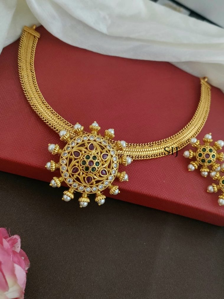 Pearl Stone Hasli Necklace DEVIN00685