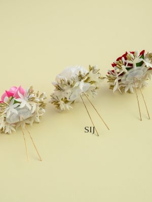 Realistic Reusable Rose Flower U Pin AADIHA01484
