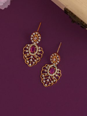 Ruby AD Stone Necklace AADIN01459