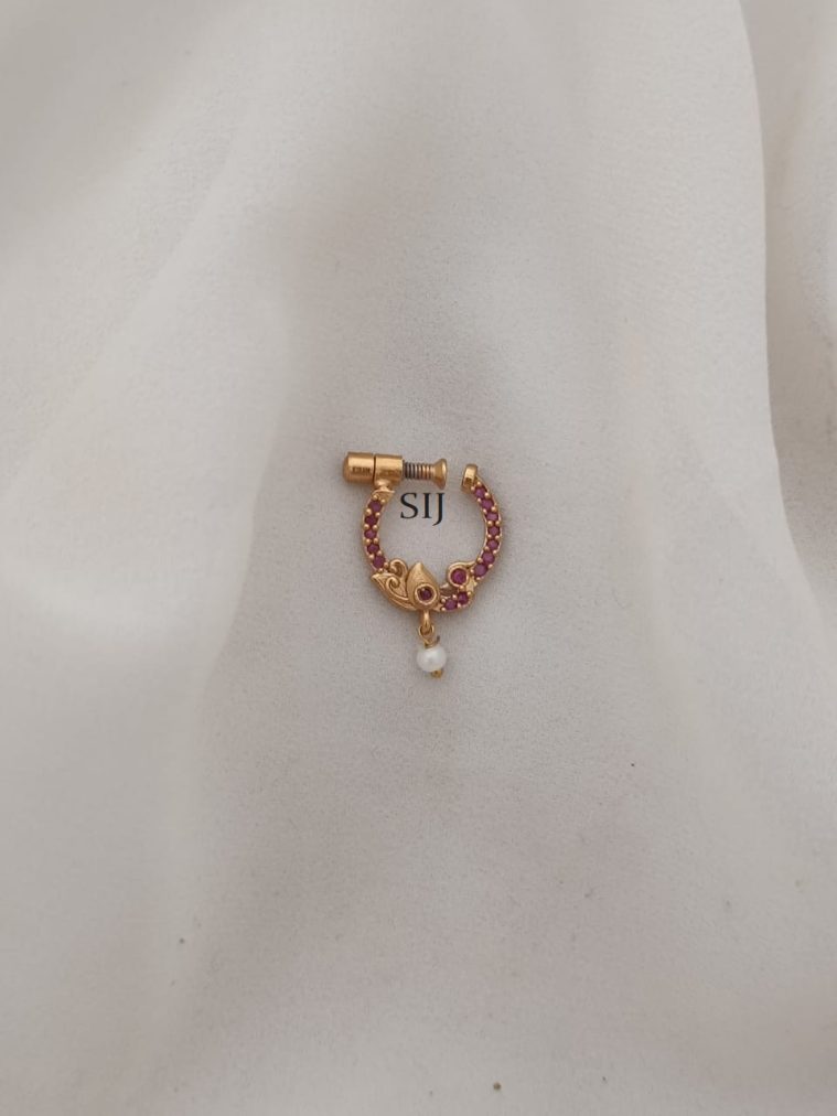 Ruby Bridal Nose Ring ARJIPN02667