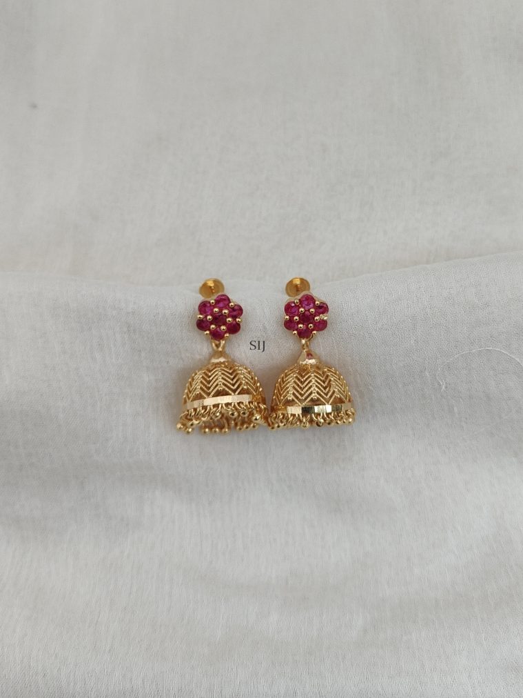 Ruby Jhumkas DHEIE02604