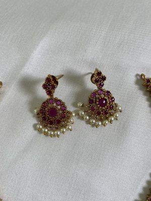 Ruby Stone Necklace DIVIN00839