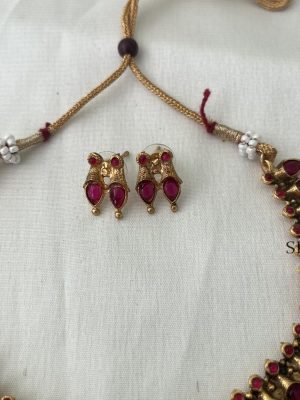 Ruby Stone Necklace DIVIN00883
