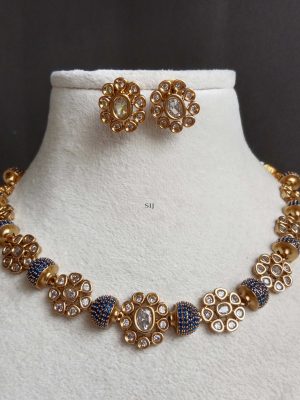 Sapphire AD Stone Neckset SPAIN02608
