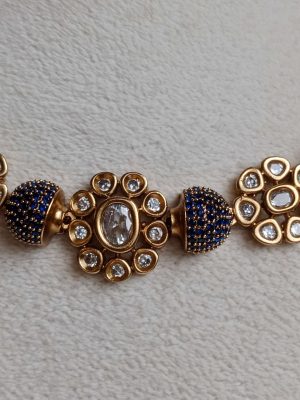 Sapphire AD Stone Neckset SPAIN02608