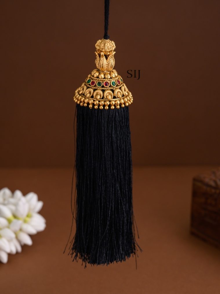 South Indian Bridal Kemp Hair Kunjalam AJPIHA03355