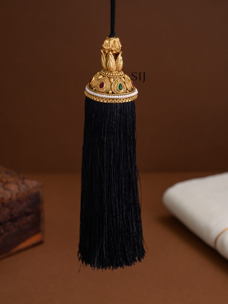 South Indian Bridal Kemp Hair Kunjalam AJPIHA03356
