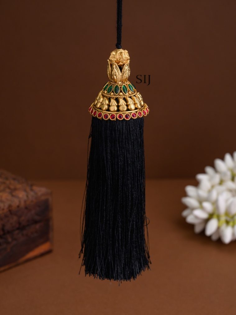 South Indian Bridal Kemp Hair Kunjalam AJPIHA03357