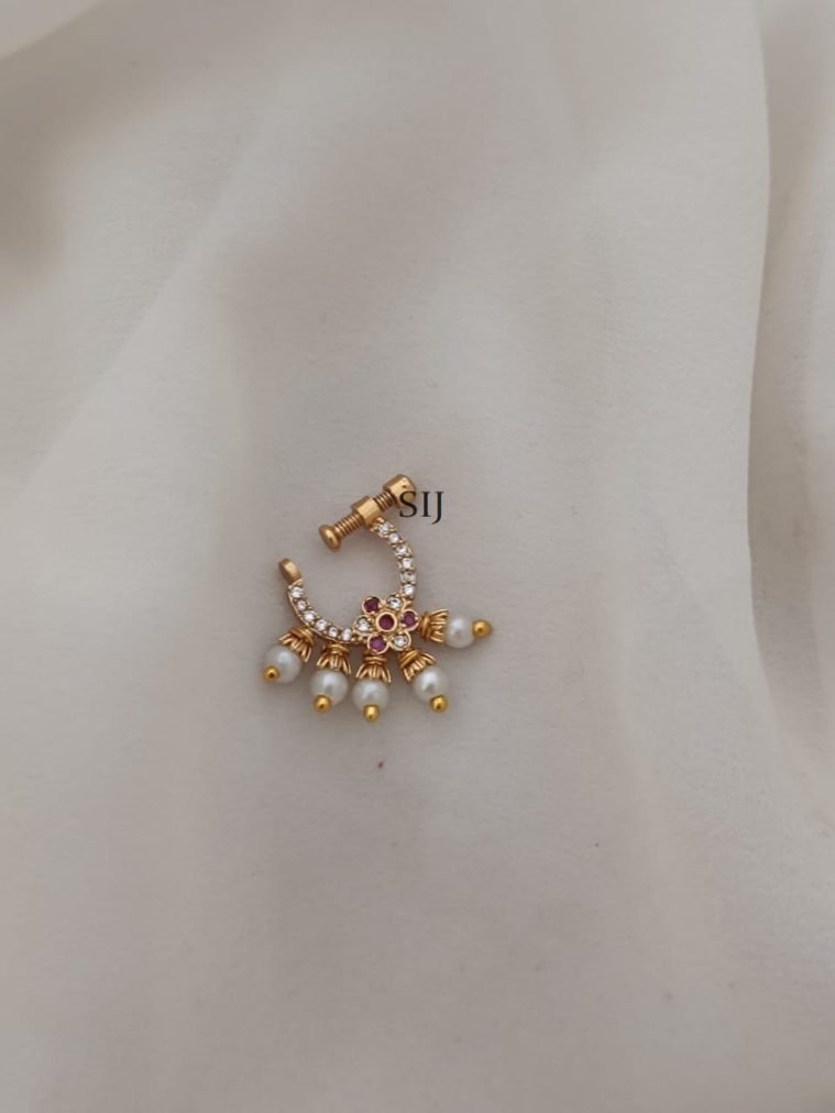 South Indian Bridal Nose Ring ARJIPN02664