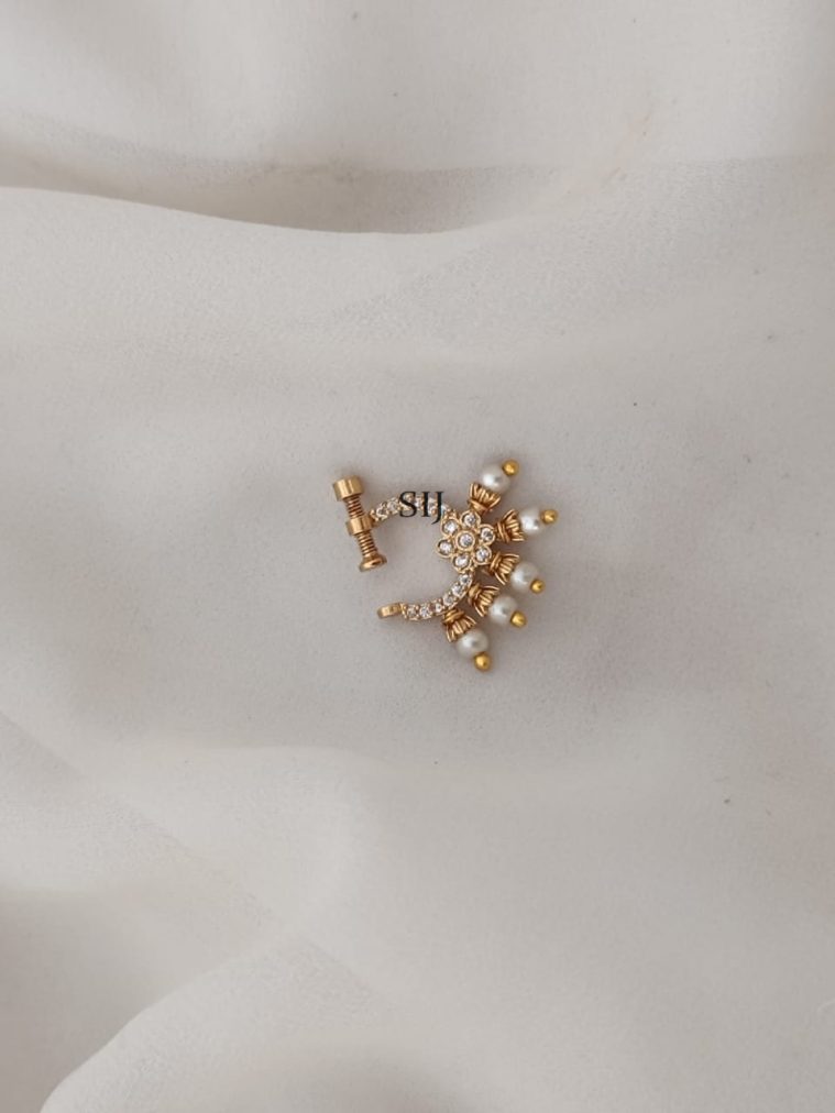 South Indian Bridal Nose Ring ARJIPN02665